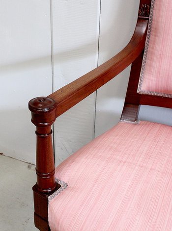 Coppia di Poltrone in Mogano, Epoca Consolare - Inizio XIX Secolo