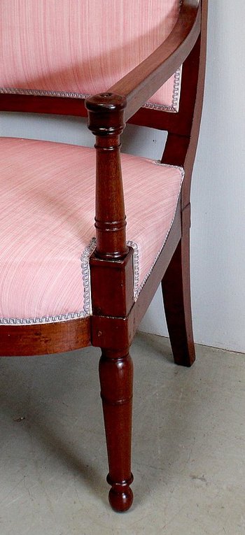 Coppia di Poltrone in Mogano, Epoca Consolare - Inizio XIX Secolo
