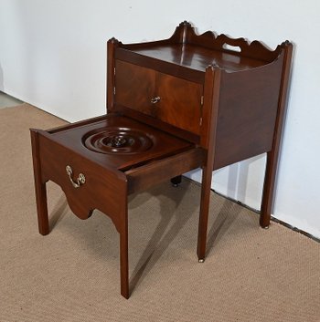 Montauban de Voyage in solid Cuban mahogany - Late 18th century
