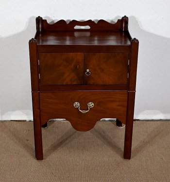 Montauban de Voyage in solid Cuban mahogany - Late 18th century
