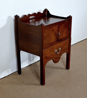 Montauban de Voyage in solid Cuban mahogany - Late 18th century