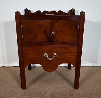 Montauban de Voyage in solid Cuban mahogany - Late 18th century