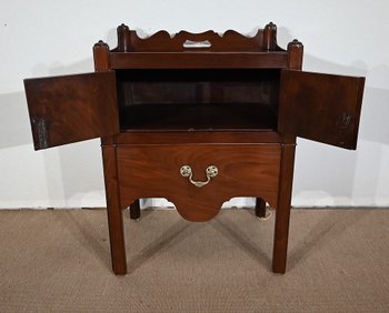 Montauban de Voyage in solid Cuban mahogany - Late 18th century