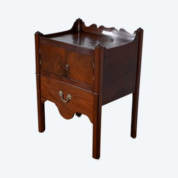 Montauban de Voyage in solid Cuban mahogany - Late 18th century