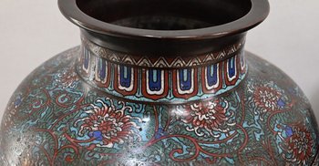 Paire d’Importants Vases en émaux cloisonnés, Japon – XIXe