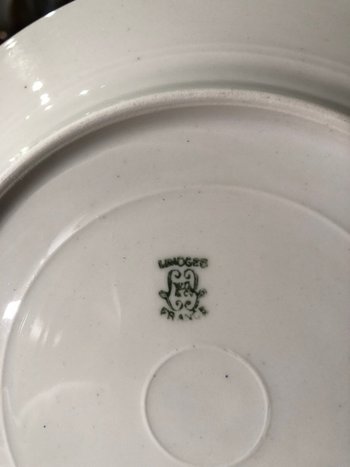 Tafelservice Limoges-Porzellan - William Guérin - 20. Jahrhundert