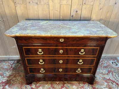 Commode époque Louis Philippe en acajou