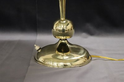 Tischlampe aus Messing im Stil von Oscar Torlasco für Lumi, 1950er Jahre