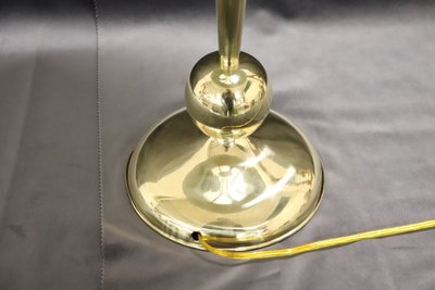 Tischlampe aus Messing im Stil von Oscar Torlasco für Lumi, 1950er Jahre