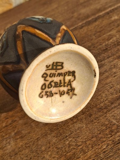 Odetta vaso soliflore HB Quimper