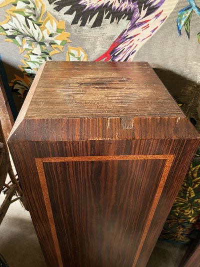Paar drehbare Bücherregale im Art-déco-Stil