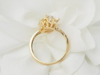 Anello Toi et Moi in oro giallo e diamanti