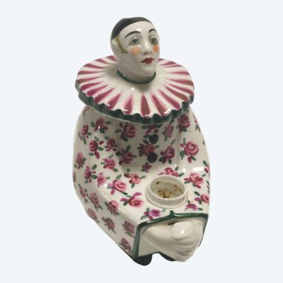 Pierrot.calamaio in porcellana