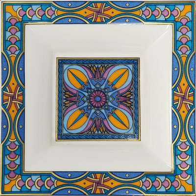 1990s Splendido posacenere o grimaldello in porcellana di Paloma Picasso per Villeroy & Boch