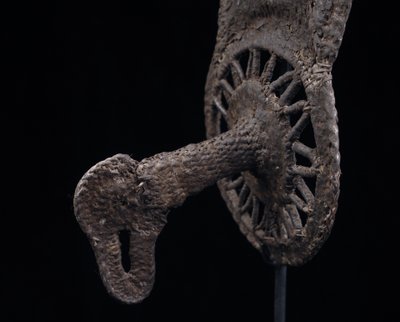 Maschera di igname, arte tribale, arte oceanica, cesteria, Papua Nuova Guinea, arte oceanica, 52 cm
