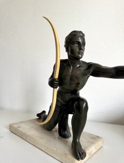 Jean de Roncourt (attributed) Art Deco period. "The Archer"