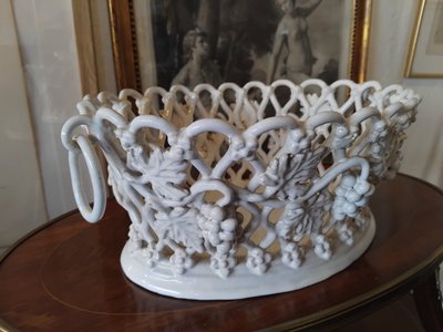 Planter - Earthenware - Malicorne - Émile Tessier - c. 1930
