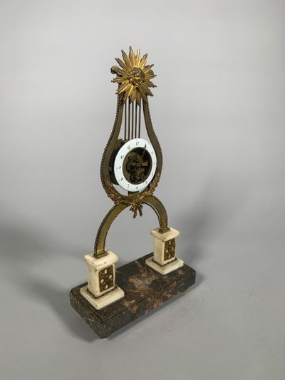 Louis XVI period skeleton clock