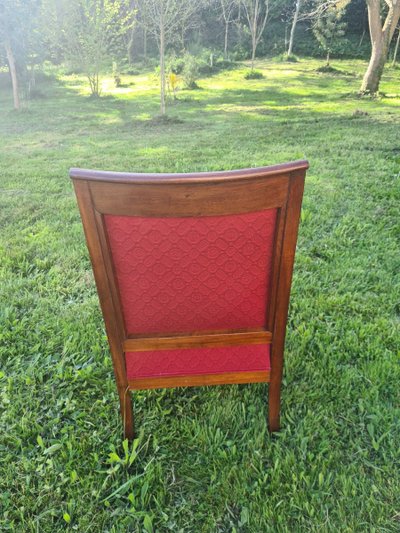 Coppia di poltrone in mogano in stile Impero