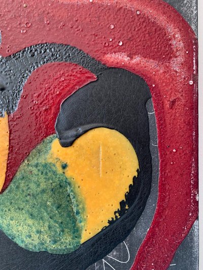 Philippe Pastor (geb. 1961) Abstrakte Komposition, Ölgemälde auf moderner Leinwand