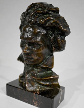 Bronzo "Beethoven" di P. Le Faguays -1930