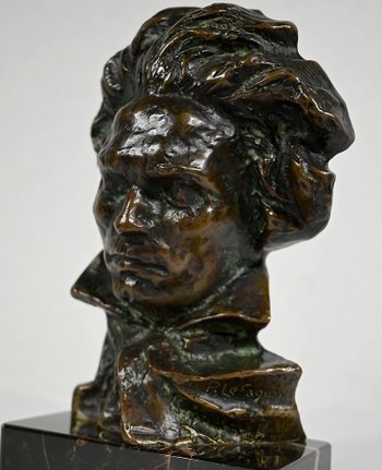 Bronzo "Beethoven" di P. Le Faguays -1930