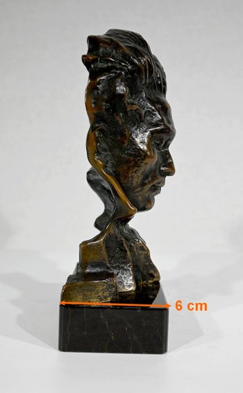 Bronzo "Beethoven" di P. Le Faguays -1930