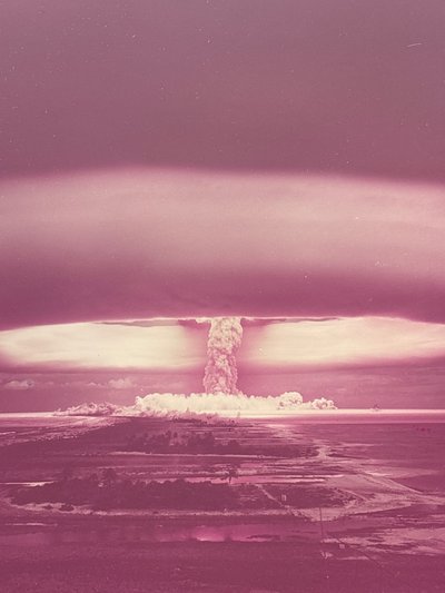 Foto von französischen Atomtests