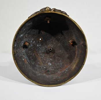 Importante bronzo "Bonne Pêche" di C. Anfrie - XIX secolo