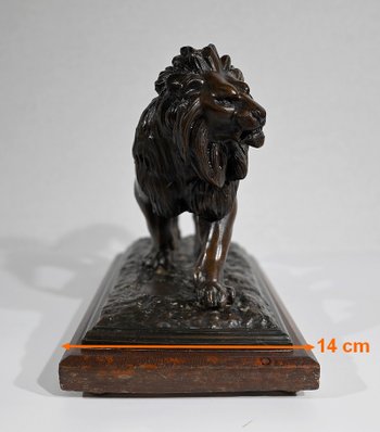Lion walking" regulator after E. Delabrierre - 1900