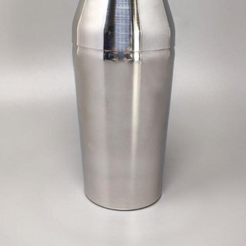 1970 Amazing Cocktail Shaker di Guy Degrenne in acciaio inossidabile. Prodotto in Francia