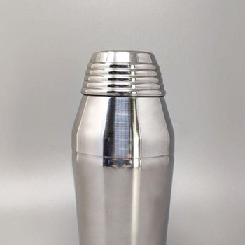 1970 Amazing Cocktail Shaker di Guy Degrenne in acciaio inossidabile. Prodotto in Francia