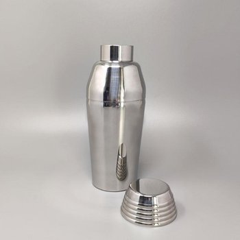 1970 Amazing Cocktail Shaker di Guy Degrenne in acciaio inossidabile. Prodotto in Francia