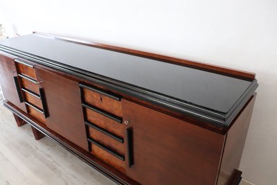 Langes Art Deco Sideboard