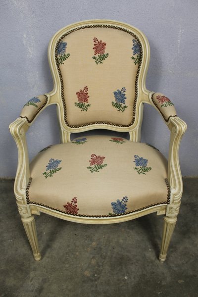Paire de fauteuils cabriolets de style Transition époque 20ème 