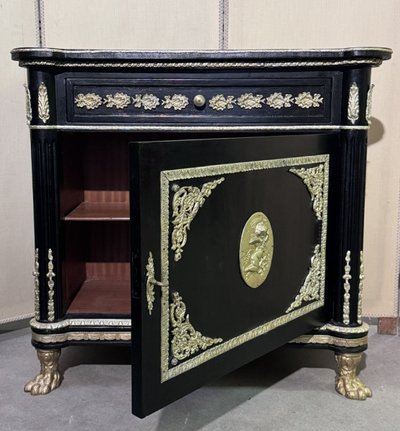 Mobili in legno laccato stile Napoleone III "Boulle