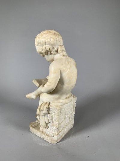 Marmorskulptur 19. Jh. Der Leser Nach Canova