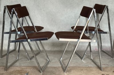 4 Elios Fontani Geraci folding chairs - Chairs | Antikeo