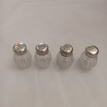 Christofle Cardheillac salt shakers