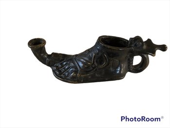 Lampada a olio in bronzo - Souvenir del Grand Tour - Inizio del XIX secolo