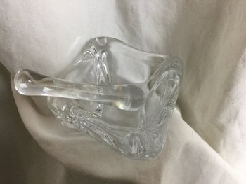 Daum France cendrier en cristal 