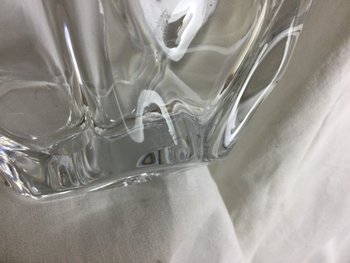 Daum France cendrier en cristal 