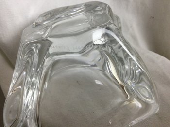 Daum France cendrier en cristal 