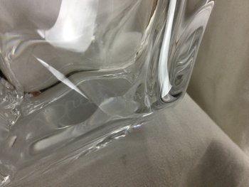 Daum France cendrier en cristal 