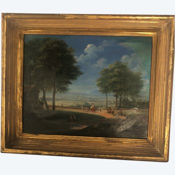 Promenade en calèche, milieu du XIXème siècle