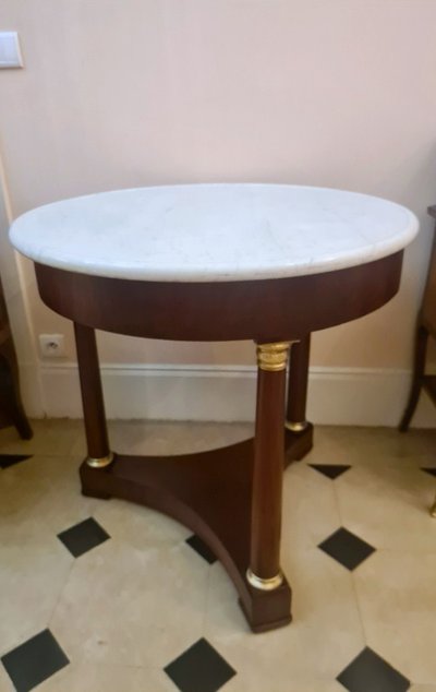 Empire period mahogany side table, circa 1810
