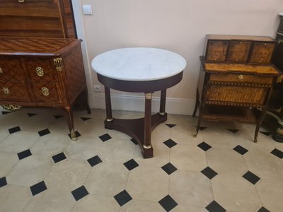 Empire period mahogany side table, circa 1810