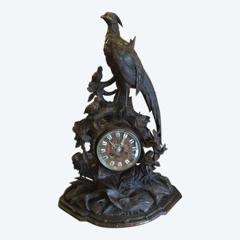 Big black forest clock