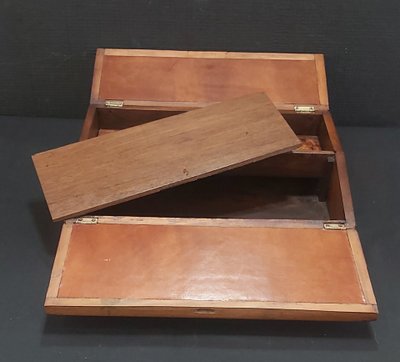 Carved Anglo-Indian writing desk