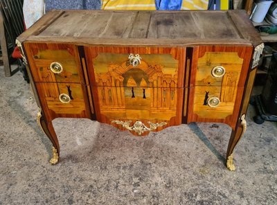 commode époque  Transition , double estampille de N.Petit et L.Boudin 
